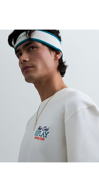 REPLAY &times; Monte Carlo Country Club オーバーサイズ Tシャツ 詳細画像